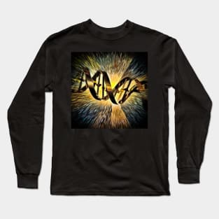 DNA Strand Artwork Long Sleeve T-Shirt